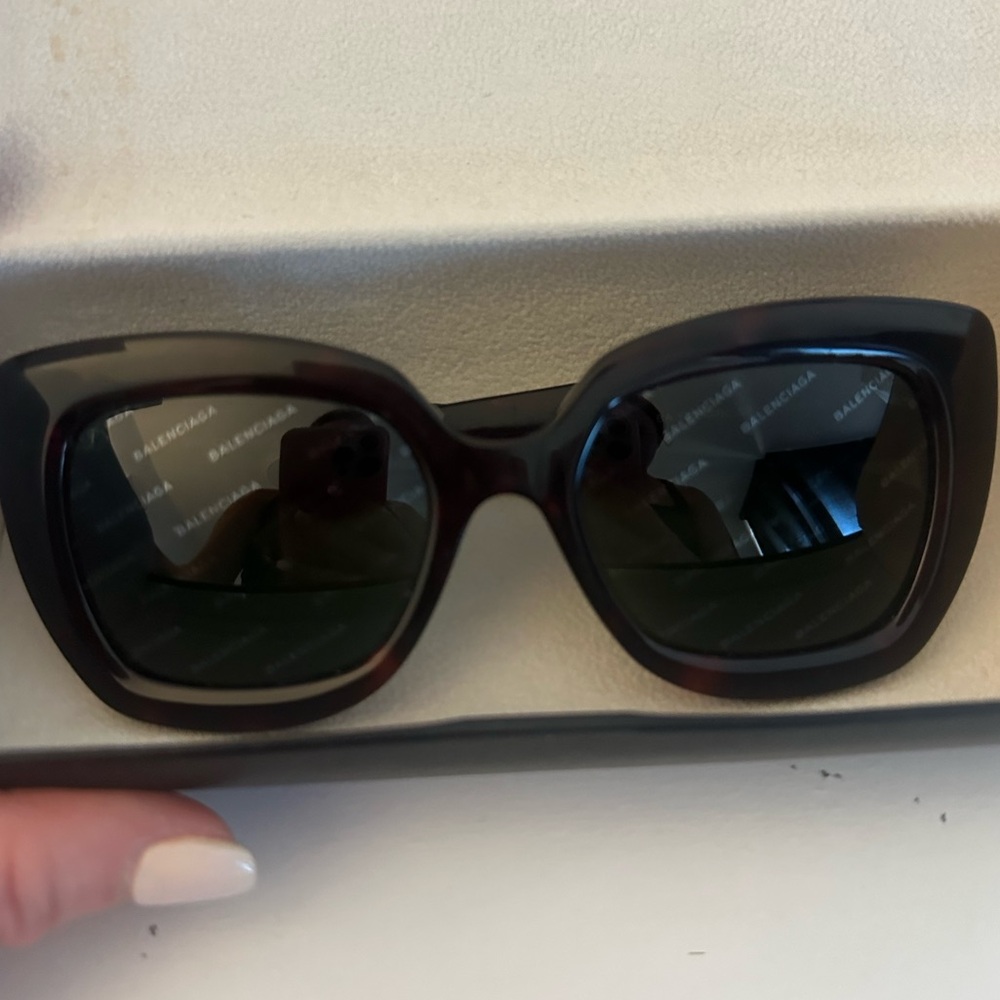 Balenciaga logo sunglasses